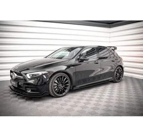 Street Pro Rajouts Des Bas De Caisse + Flaps Mercedes A35 AMG / AMG-Line Aero Pack W177