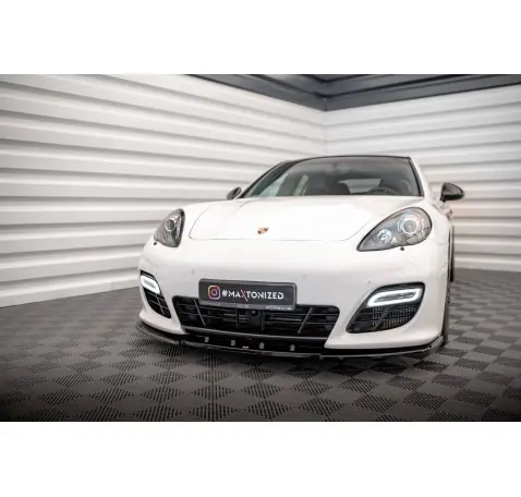 Lame Du Pare-Chocs Avant V.1 Porsche Panamera Turbo Sport Design Package 970 Lame Du Pare-Chocs Avant V.1 Porsche Panamera Turbo Sport Design Package 970