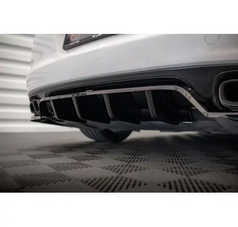 Arriere Splitter (avec une barre verticale) Porsche Panamera Turbo 970