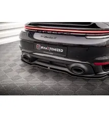 Arriere Splitter (avec une barre verticale) Porsche 911 Turbo S 992