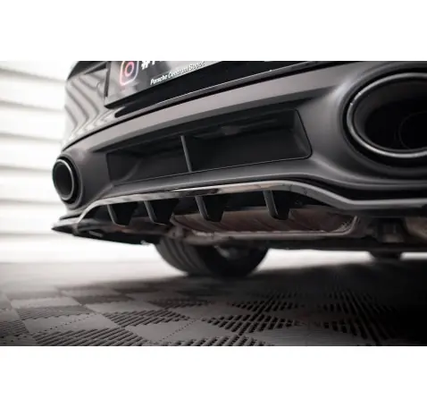 Arriere Splitter (avec une barre verticale) Porsche 911 Turbo S 992