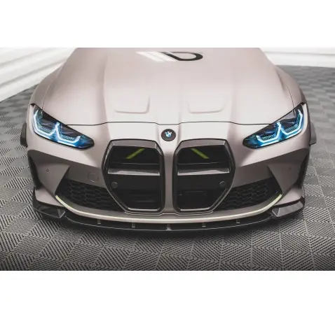 Fibre de Carbone Lame Du Pare-Chocs Avant V.1 BMW M4 G82 / G82 Facelift