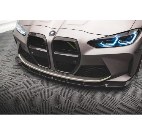 Fibre de Carbone Lame Du Pare-Chocs Avant V.1 BMW M4 G82 / G82 Facelift