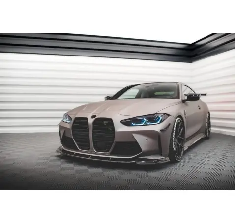 Fibre de Carbone Lame Du Pare-Chocs Avant V.2 BMW M4 G82 / G82 Facelift