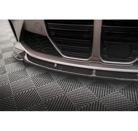 Fibre de Carbone Lame Du Pare-Chocs Avant V.2 BMW M4 G82 / G82 Facelift