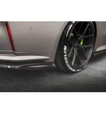 Fibre de Carbone Lames De Pare-Chocs Arrière Latérales BMW M4 G82 / G82 Facelift