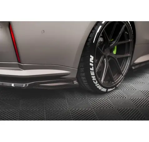 Fibre de Carbone Lames De Pare-Chocs Arrière Latérales BMW M4 G82 / G82 Facelift