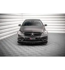 Lame Du Pare-Chocs Avant V.2 Mercedes-Benz C Coupe / Sedan / Estate AMG-Line C204 / W204 Facelift / S204 Facelift