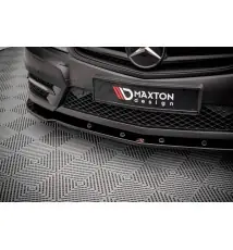 Lame Du Pare-Chocs Avant V.2 Mercedes-Benz C Coupe / Sedan / Estate AMG-Line C204 / W204 Facelift / S204 Facelift