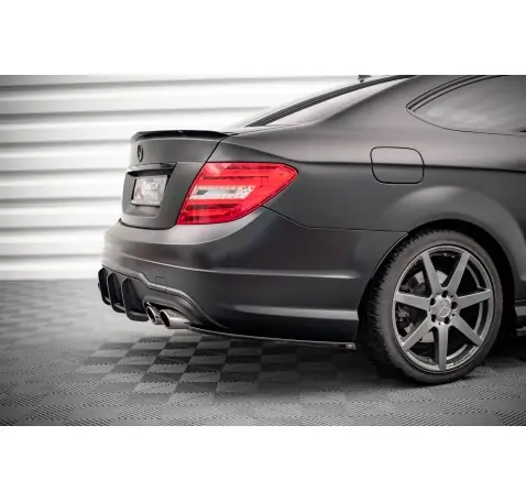 Lames De Pare-Chocs Arrière Latérales Mercedes-Benz C Coupe / Sedan / Estate AMG-Line C204 / W204 Facelift / S204 Facelift