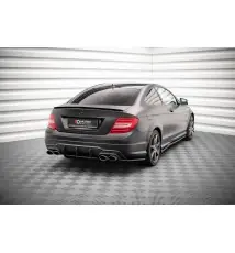 Lames De Pare-Chocs Arrière Latérales Mercedes-Benz C Coupe / Sedan / Estate AMG-Line C204 / W204 Facelift / S204 Facelift