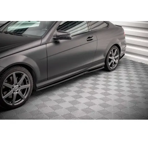 Rajouts Des Bas De Caisse Mercedes-Benz C Coupe / Sedan / Estate AMG-Line C204 / W204 Facelift / S204 Facelift