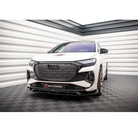 Lame Du Pare-Chocs Avant V.2 Audi Q4 e-tron Sportback S-line Mk1