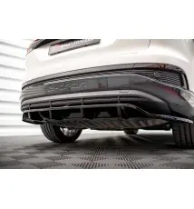 Arriere Splitter (avec une barre verticale) Audi Q4 e-tron Sportback S-line Mk1