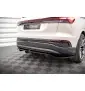 Arriere Splitter (avec une barre verticale) Audi Q4 e-tron Sportback S-line Mk1