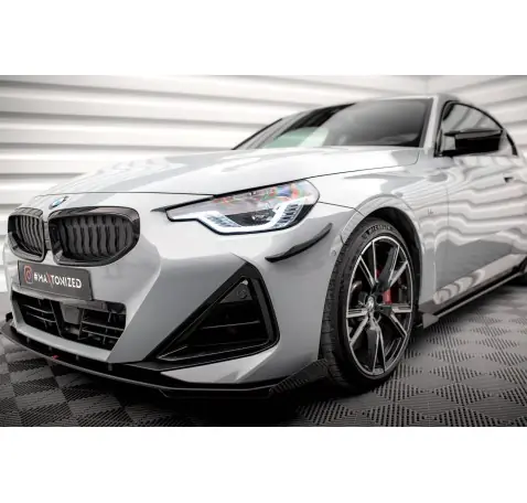 Ailes de pare-chocs avant (Canards) BMW 2 Coupe M-Pack / M240i G42 Ailes de pare-chocs avant (Canards) BMW 2 Coupe M-Pack / M240i G42