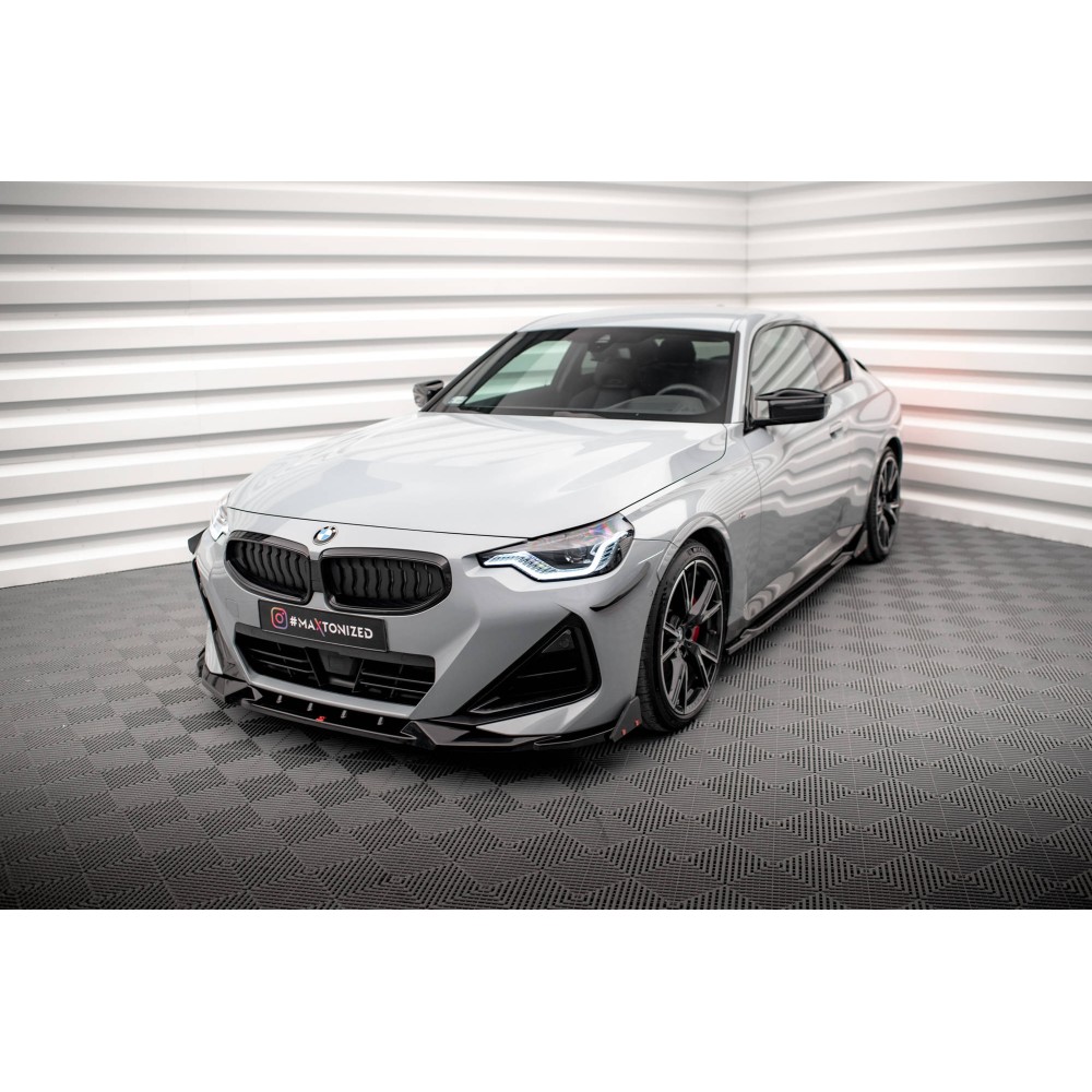 Lame Du Pare-Chocs Avant V.2 + Ailerons BMW 2 Coupe M-Pack / M240i G42
