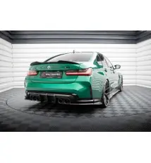 Fibre de Carbone Lames De Pare-Chocs Arrière Latérales BMW M3 Sedan / Touring G80 / G81