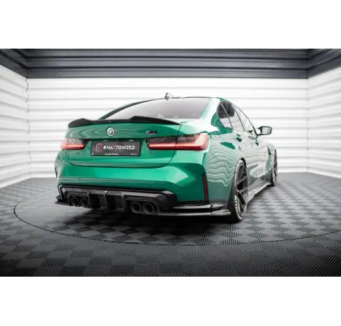 Fibre de Carbone Lames De Pare-Chocs Arrière Latérales BMW M3 Sedan / Touring G80 / G81