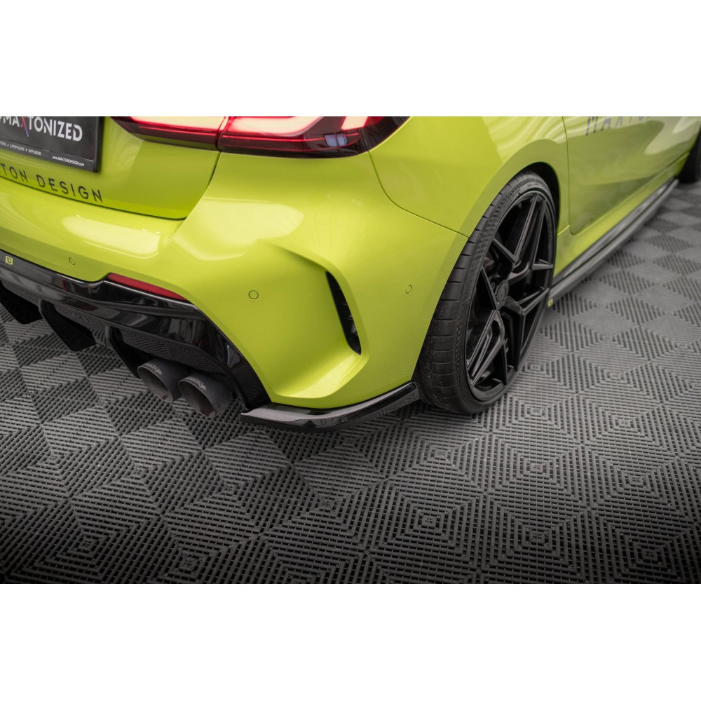 Lames De Pare-Chocs Arrière Latérales V.5 (Pour jupe arrière v.3) BMW 1 M-Pack / M135i / 128ti F40