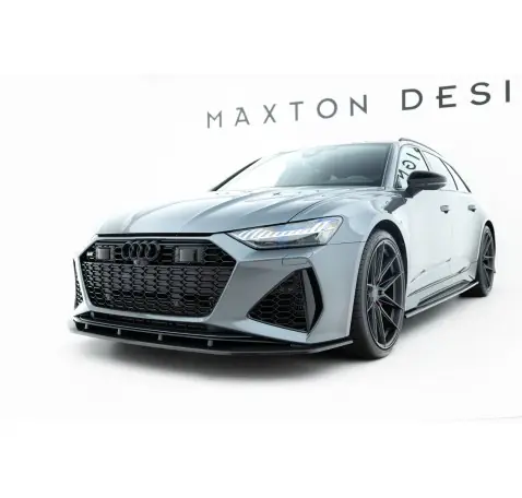 Fibre de Carbone Lame Du Pare-Chocs Avant Audi RS6 C8 / C8 Facelift