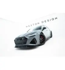 Fibre de Carbone Lame Du Pare-Chocs Avant Audi RS6 C8 / C8 Facelift