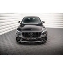 Lame Du Pare-Chocs Avant V.2 Mercedes-Benz C AMG Line Sedan / Coupe / Estate W205 / C205 / S205 Facelift