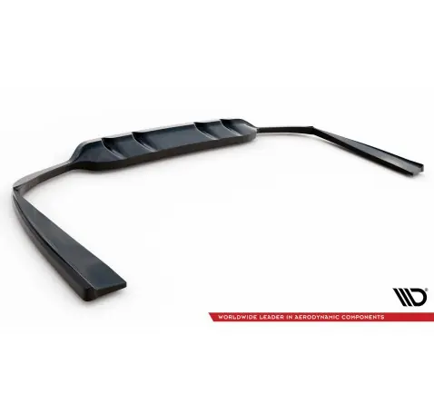 Arriere Splitter (avec une barre verticale) Mercedes-Benz C AMG-Line W205 Facelift
