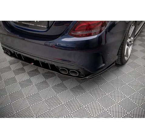 Arriere Splitter (avec une barre verticale) Mercedes-AMG C 43 Sedan W205 Facelift