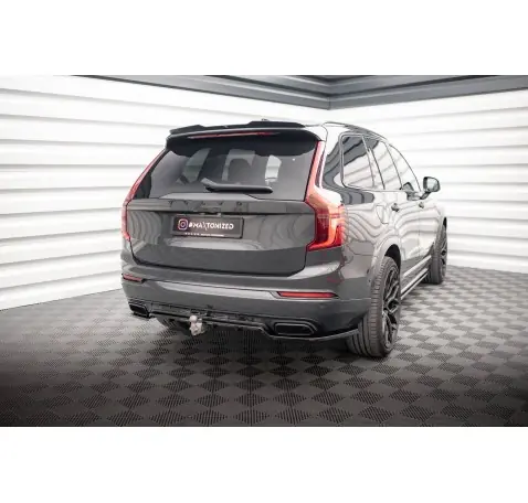 Arriere Splitter (avec une barre verticale) Volvo XC90 R-Design Mk2 Facelift