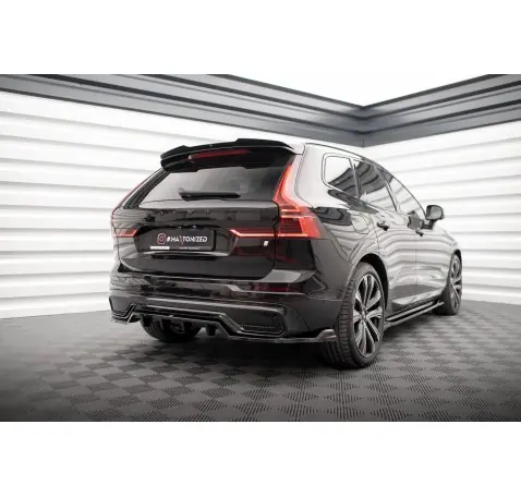 Arriere Splitter (avec une barre verticale) Volvo XC60 R-Design Mk2 Facelift