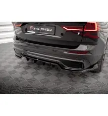 Arriere Splitter (avec une barre verticale) Volvo XC60 R-Design Mk2 Facelift