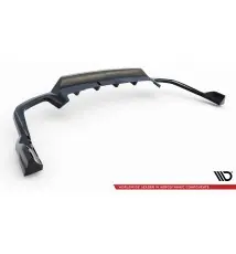 Arriere Splitter (avec une barre verticale) Volvo XC60 R-Design Mk2 Facelift