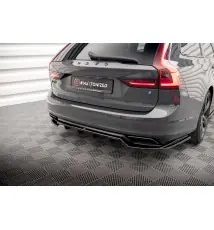 Arriere Splitter (avec une barre verticale) Volvo V90 / S90 R-Design Mk2
