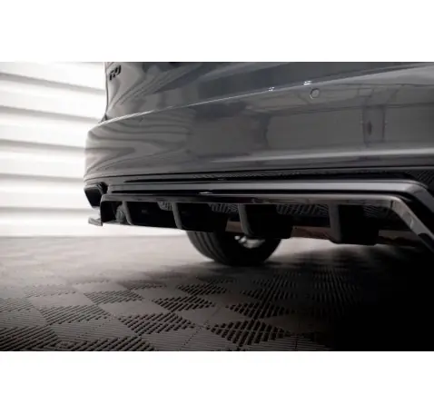 Arriere Splitter (avec une barre verticale) Volvo V90 / S90 R-Design Mk2