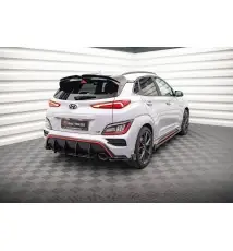 Lames De Pare-Chocs Arrière Latérales V.1 + Flaps Hyundai Kona N Mk1