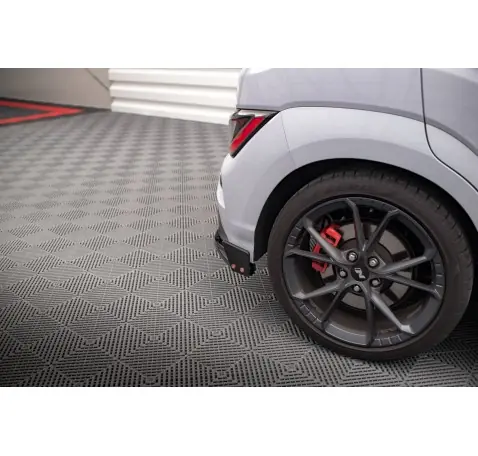Lames De Pare-Chocs Arrière Latérales V.1 + Flaps Hyundai Kona N Mk1