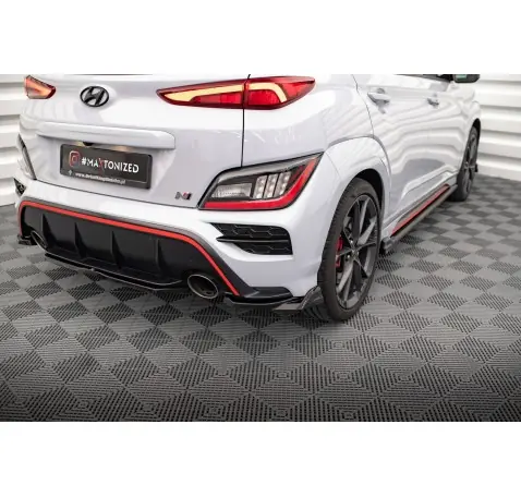 Lames De Pare-Chocs Arrière Latérales V.2 Hyundai Kona N Mk1