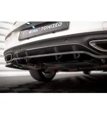 Arriere Splitter (avec une barre verticale) Mercedes-Benz C Coupe AMG-Line C205 Facelift