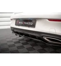 Arriere Splitter (avec une barre verticale) Mercedes-Benz C Coupe AMG-Line C205 Facelift