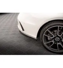 Arriere Splitter (avec une barre verticale) Mercedes-Benz C Coupe AMG-Line C205 Facelift