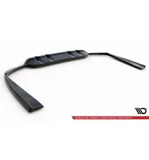 Arriere Splitter (avec une barre verticale) Mercedes-Benz C Coupe AMG-Line C205 Facelift