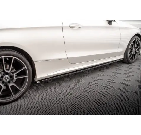 Rajouts Des Bas De Caisse Mercedes-Benz C Coupe AMG-Line C205 Facelift