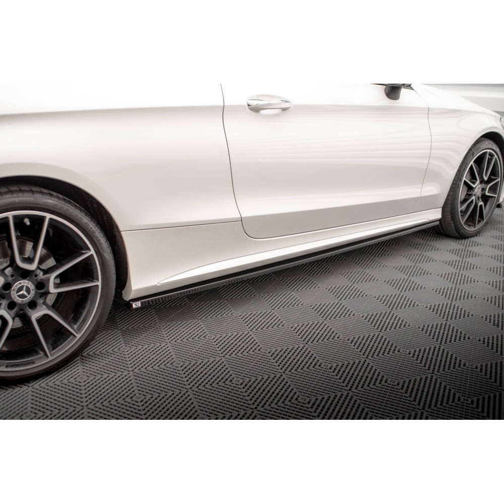 Rajouts Des Bas De Caisse Mercedes-Benz C Coupe AMG-Line C205 Facelift