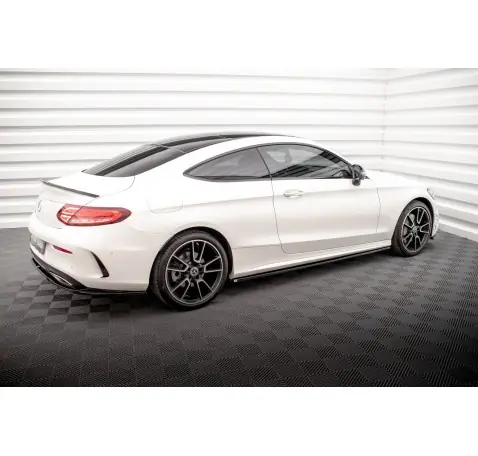 Rajouts Des Bas De Caisse Mercedes-Benz C Coupe AMG-Line C205 Facelift