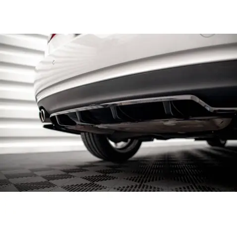 Arriere Splitter (avec une barre verticale) Audi A5 Coupe 8T Facelift