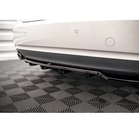Arriere Splitter (avec une barre verticale) Audi A5 Coupe 8T Facelift