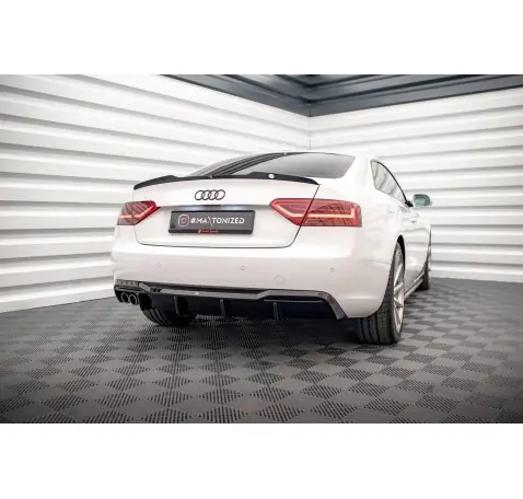Diffuseur Arrière Complet Audi A5 Coupe 8T Facelift (Version avec double échappement d'un côté)