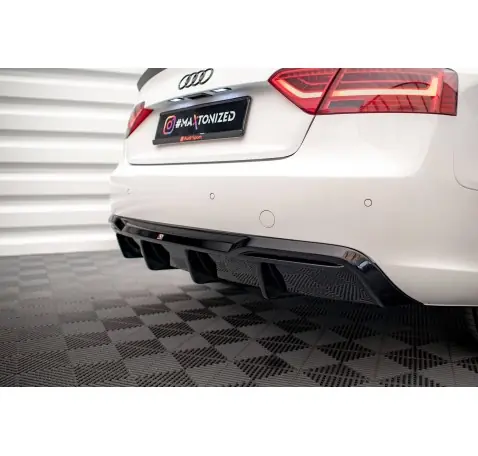 Diffuseur Arrière Complet Audi A5 Coupe 8T Facelift (Version avec double échappement d'un côté)