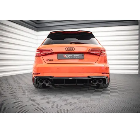 Rajout Du Pare-Chocs Arriere + échappement Milltek Sport Audi RS3 Sportback 8V Facelift